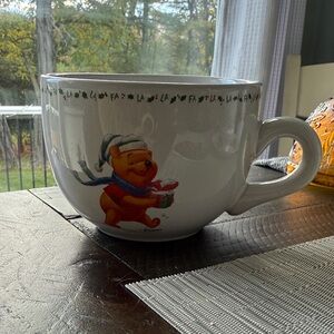 Disney Winnie the Pooh "Holly Holidays" Soup Mug